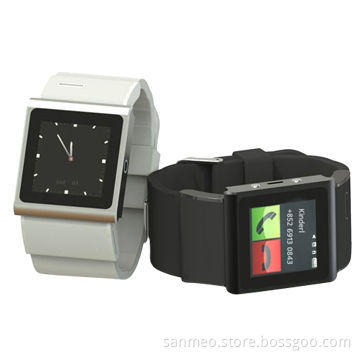 Smart watch phone, 1.54" TFT LCD/quad band+3G/GPS+WiFi+G-sensor/plastic battery cover